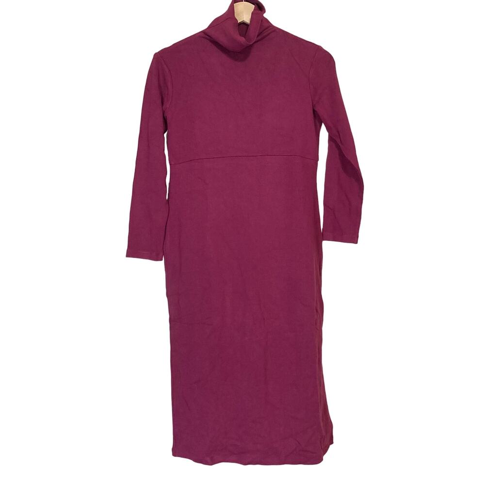 A623040 WOMEN WITH CONTROL Finespun Jersey Tummy Control Midi Dress Berry PXXS